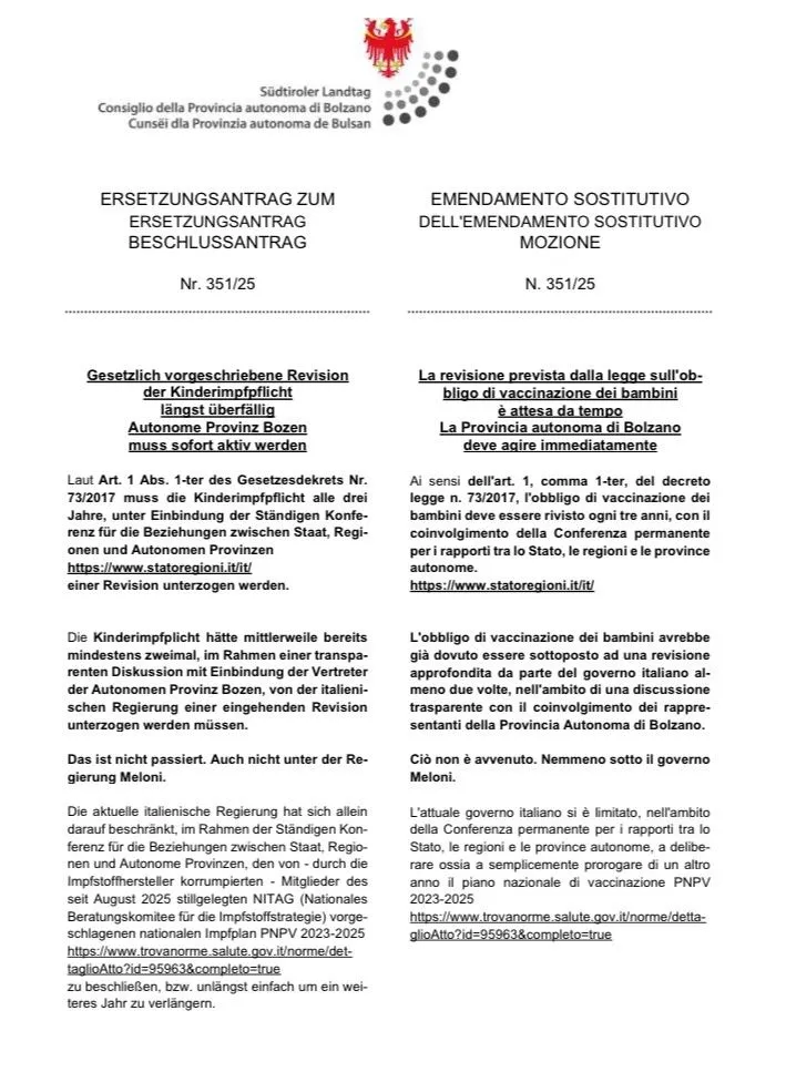 Landtag stimmt gegen Überprüfung der Kinderimpfpflicht