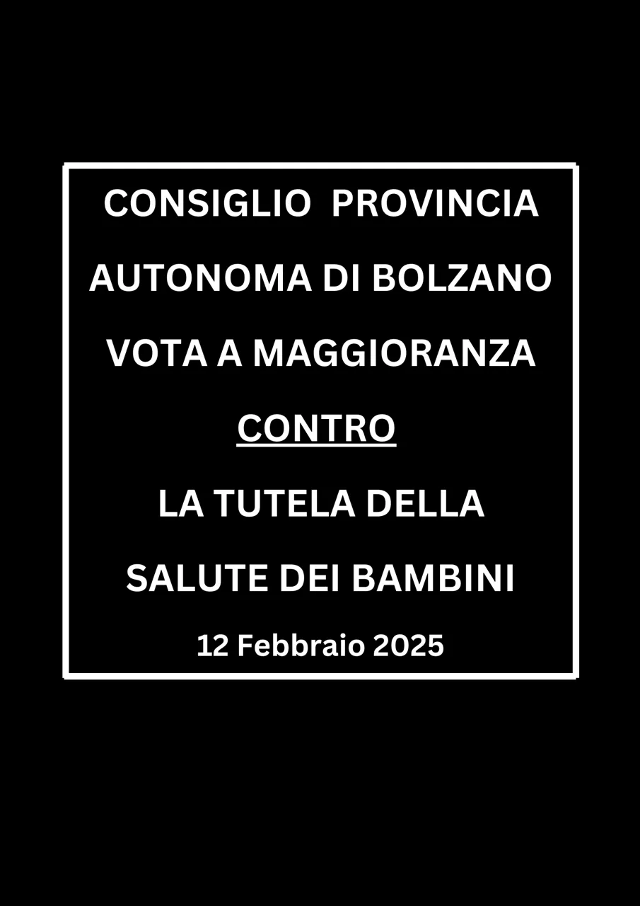 Il Consiglio vota contro la tutela della salute dei bambini