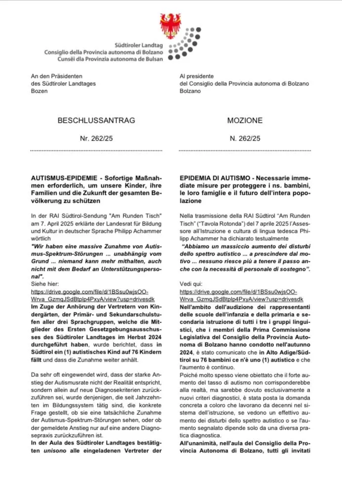 Autismus-Epidemie: Aussetzung der Kinderimpfpflicht beantragt